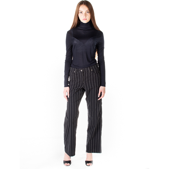 TORY BURCH MIDNIGHT BLUE BLOUSEWOMENS SIZE S